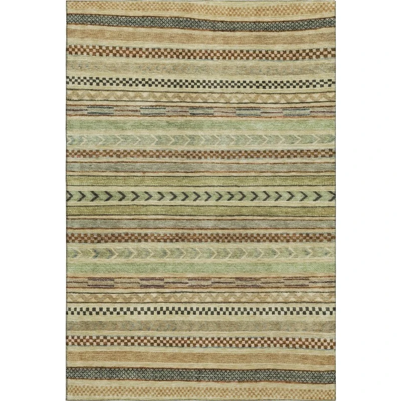 Addison Mayfield Brown AMF1625 - 8ft. Round Rug