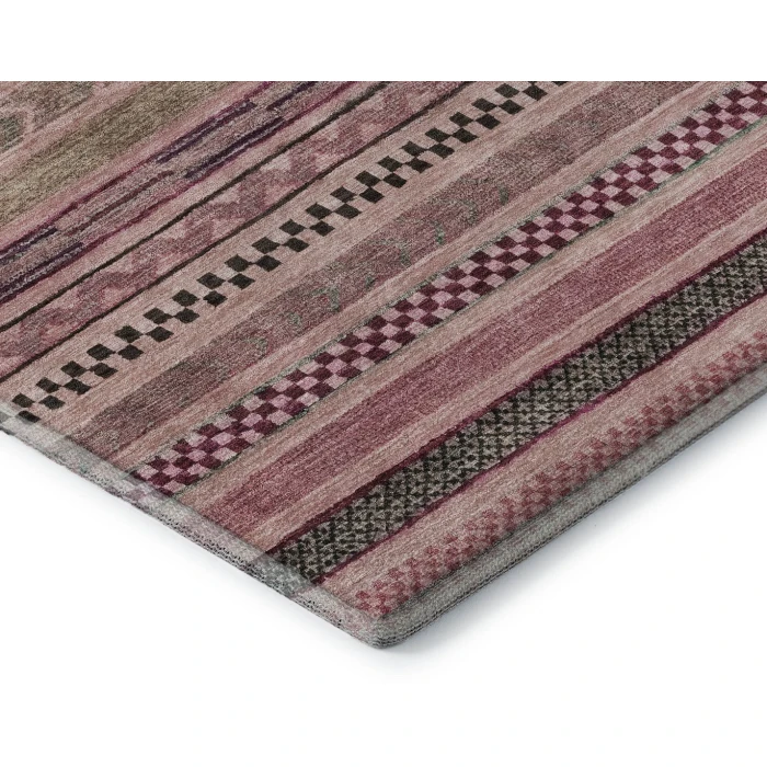 Addison Mayfield Pink AMF1625 - 8ft. Round Rug