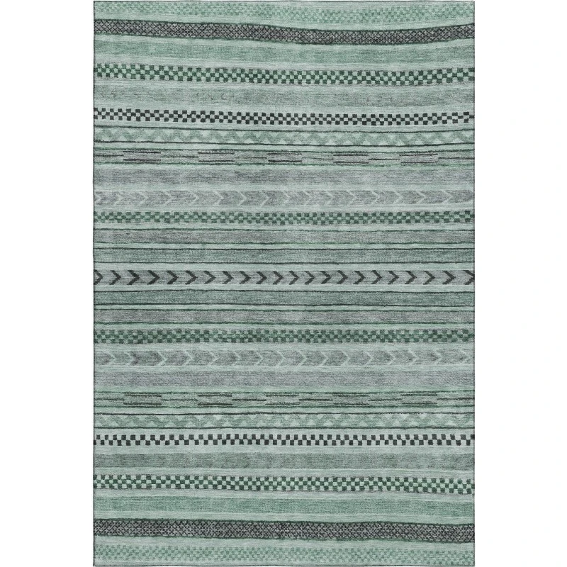 Addison Mayfield Teal AMF1625 5ft. x 7ft. 6in. Rect. Rug