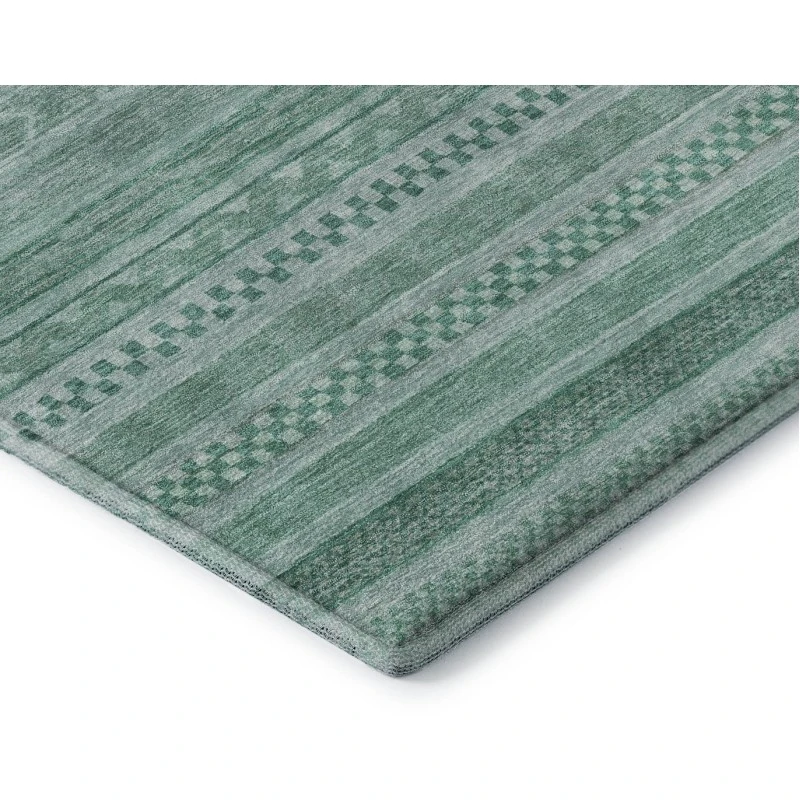 Addison Mayfield Teal AMF1625 - 8ft. Round Rug