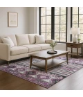 Addison Mayfield Purple AMF1626 - 8ft. Round Rug