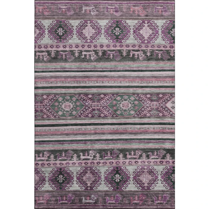 Addison Mayfield Purple AMF1626 - 8ft. Round Rug