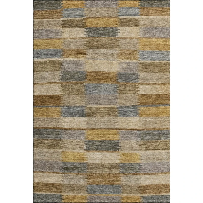 Addison Mayfield Brown AMF1628 - 8ft. Round Rug