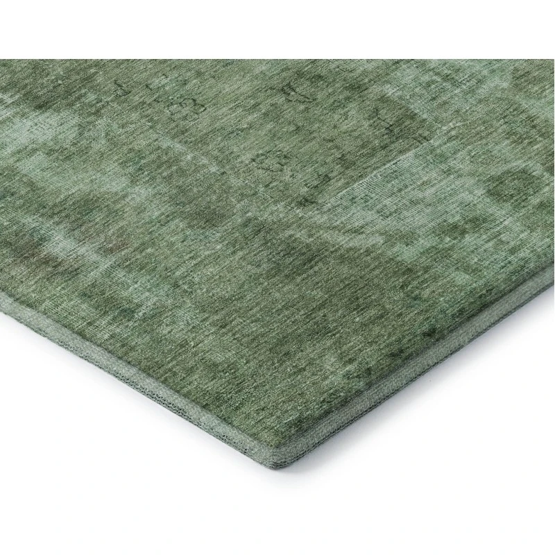 Addison Mayfield Green AMF1629 - 8ft. Round Rug