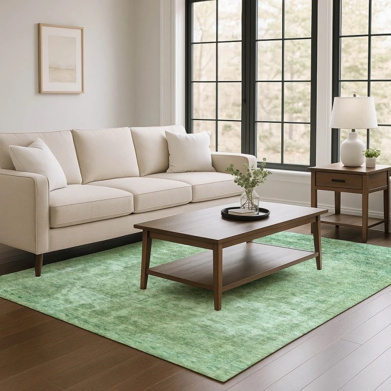 Addison Mayfield Green AMF1629 - 8ft. Round Rug