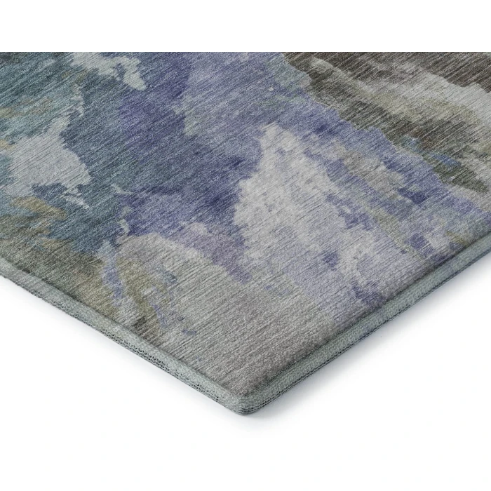 Addison Mayfield Blue AMF1632 - 8ft. Round Rug