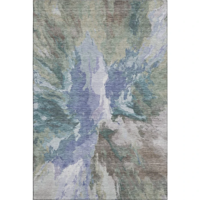 Addison Mayfield Blue AMF1632 - 8ft. Round Rug