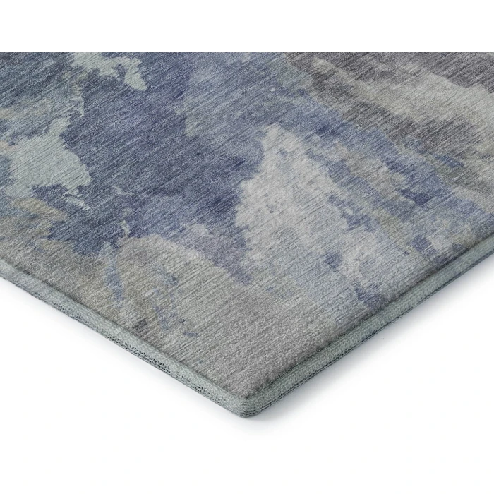 Addison Mayfield Blue AMF1632 - 8ft. Round Rug