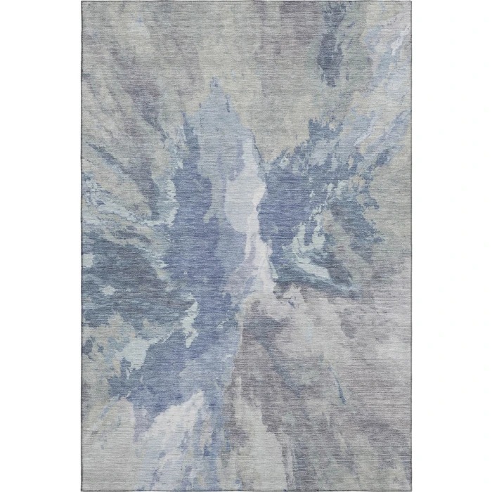 Addison Mayfield Blue AMF1632 - 8ft. Round Rug