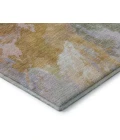 Addison Mayfield Orange AMF1632 - 8ft. Round Rug