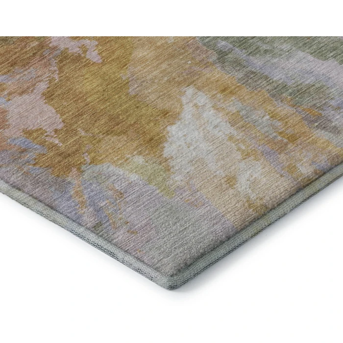 Addison Mayfield Orange AMF1632 - 8ft. Round Rug