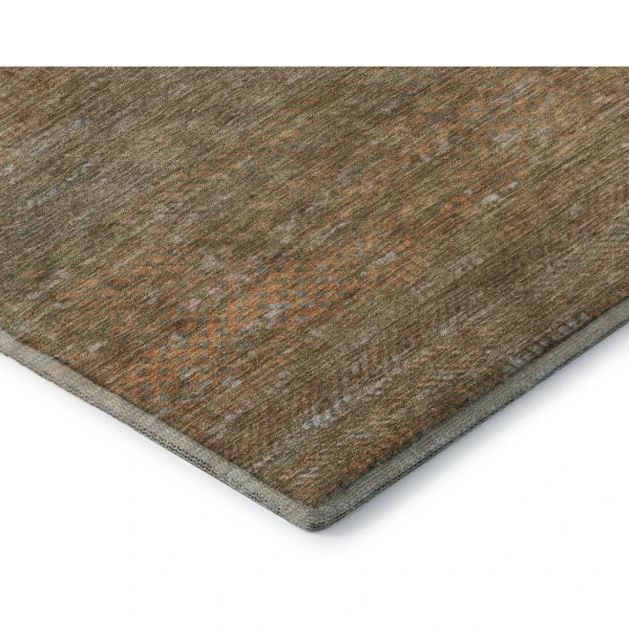 Addison Mayfield Brown AMF1633 - 8ft. Round Rug