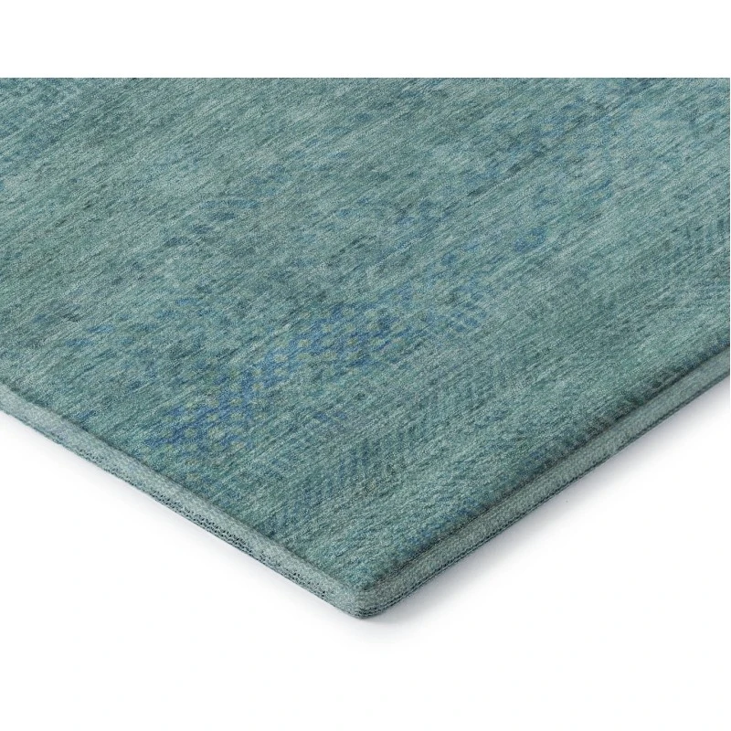 Addison Mayfield Teal AMF1634 - 8ft. Round Rug