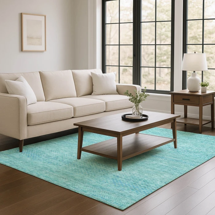 Addison Mayfield Teal AMF1634 9ft. x 12ft. Rect. Rug