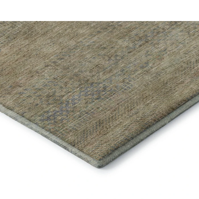 Addison Mayfield Brown AMF1634 - 8ft. Round Rug