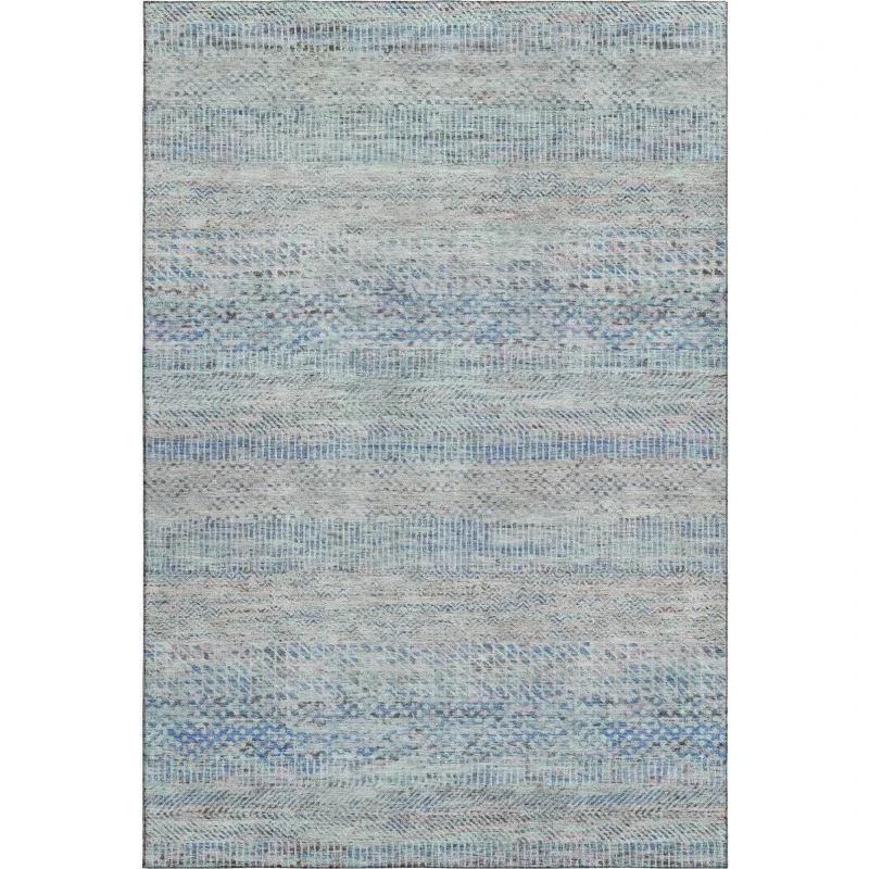 Addison Mayfield Blue AMF1634 - 8ft. Round Rug