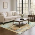 Addison Mayfield Teal AMF1635 5ft. x 7ft. 6in. Rect. Rug