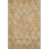 Addison Mayfield Orange AMF1637 - 8ft. Round Rug