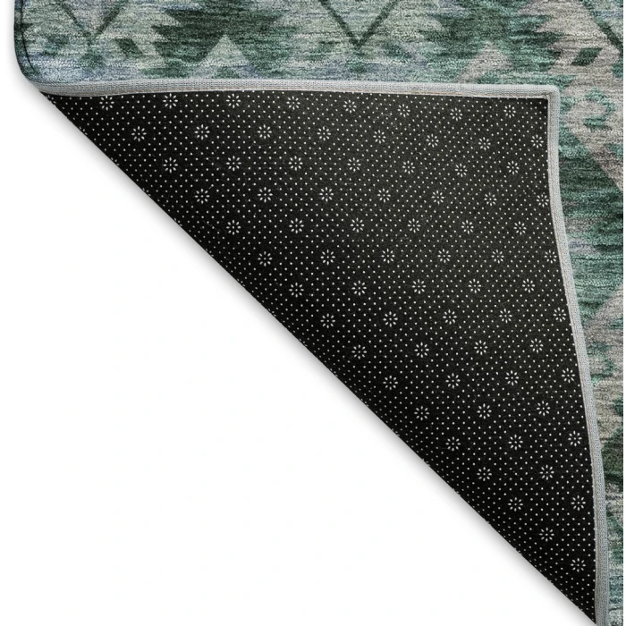 Addison Mayfield Green AMF1637 - 8ft. Round Rug