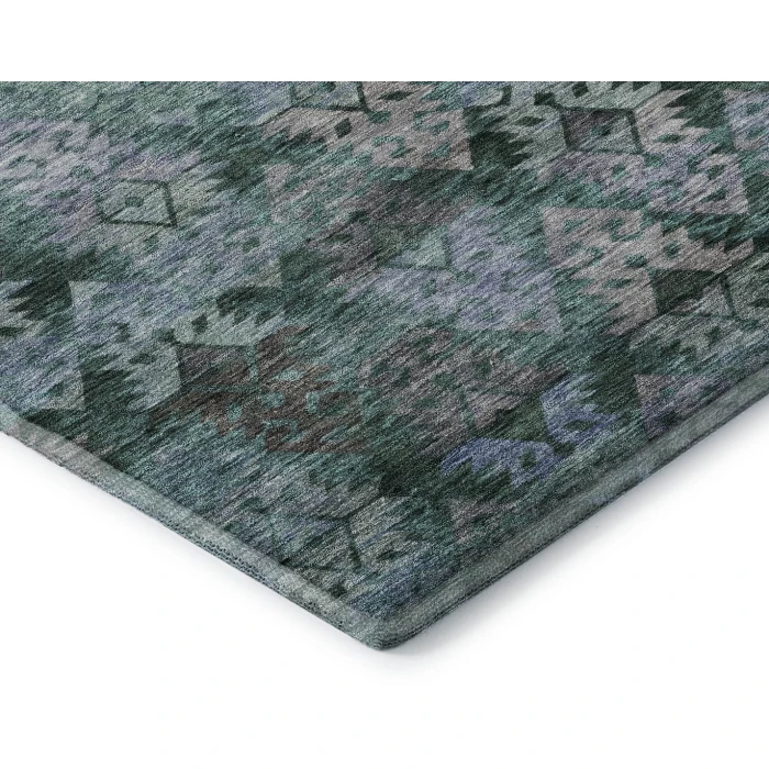 Addison Mayfield Green AMF1637 - 8ft. Round Rug