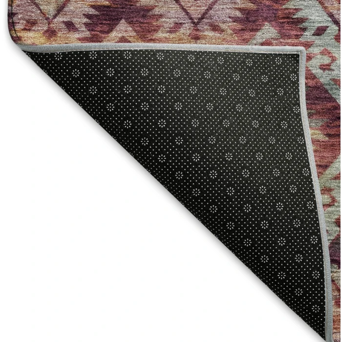 Addison Mayfield Orange AMF1637 - 8ft. Round Rug