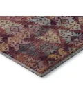 Addison Mayfield Orange AMF1637 - 8ft. Round Rug