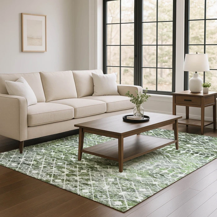 Addison Mayfield Green AMF1638 5ft. x 7ft. 6in. Rect. Rug