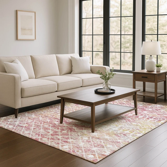 Addison Mayfield Pink AMF1638 5ft. x 7ft. 6in. Rect. Rug