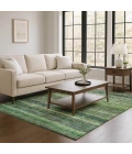 Addison Mayfield Green AMF1639 - 8ft. Round Rug