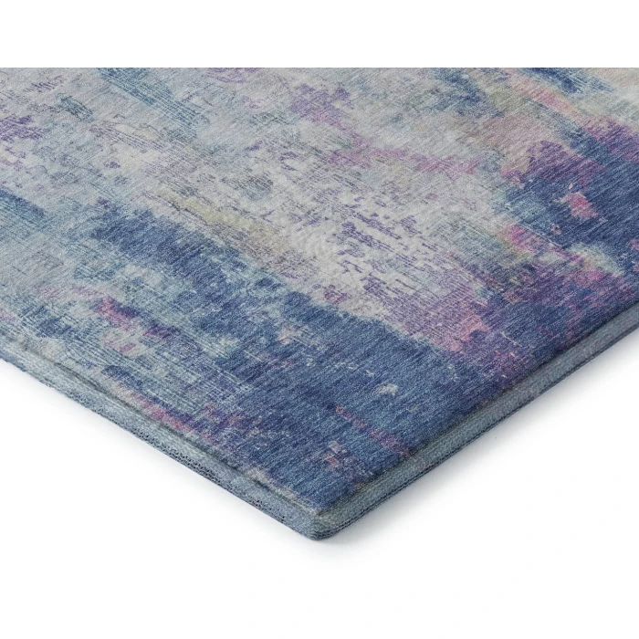 Addison Mayfield Blue AMF1640 - 8ft. Round Rug