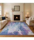 Addison Mayfield Blue AMF1640 - 8ft. Round Rug