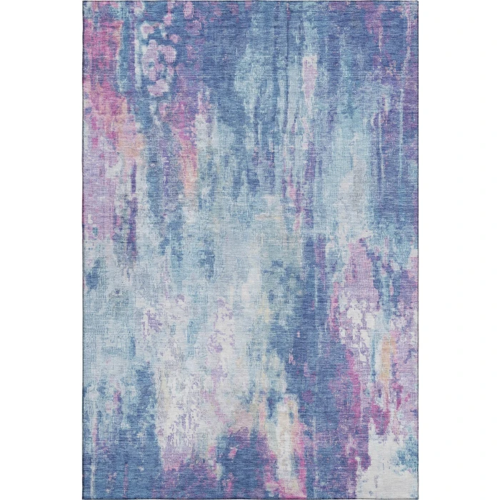 Addison Mayfield Blue AMF1640 - 8ft. Round Rug