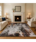 Addison Mayfield Gray AMF1640 - 8ft. Round Rug