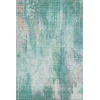 Addison Mayfield Teal AMF1640 - 8ft. Round Rug