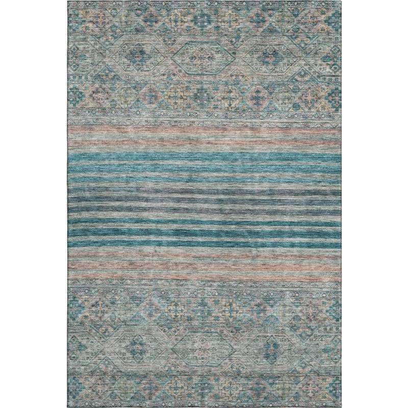 Addison Mayfield Teal AMF1641 2ft. 3in. x 7ft. 6in. Rect. Rug