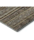 Addison Mayfield Brown AMF1644 - 8ft. Round Rug