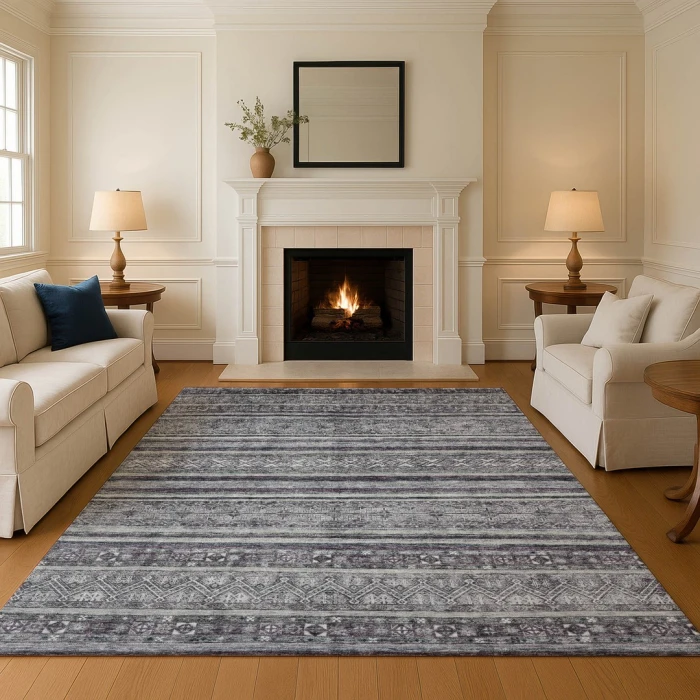 Addison Mayfield Gray AMF1644 9ft. x 12ft. Rect. Rug