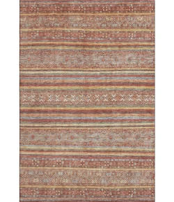 Addison Mayfield Orange AMF1644 - 8ft. Round Rug