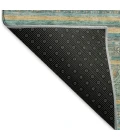 Addison Mayfield Teal AMF1644 - 8ft. Round Rug