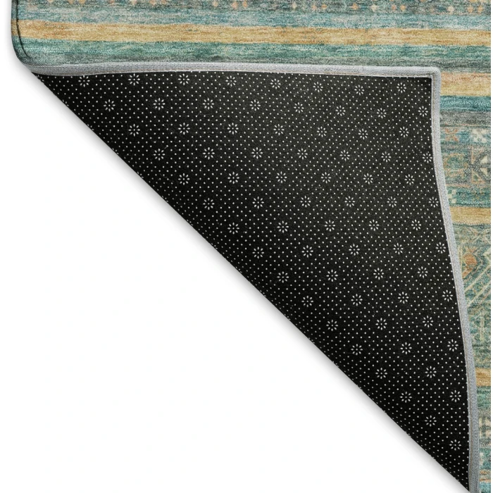 Addison Mayfield Teal AMF1644 - 8ft. Round Rug