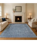 Addison Mayfield Blue AMF1645 - 8ft. Round Rug