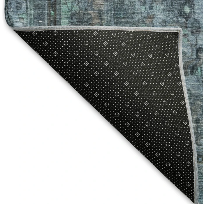Addison Mayfield Blue AMF1646 - 8ft. Round Rug