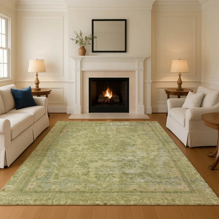 Addison Mayfield Green AMF1646 2ft. 3in. x 7ft. 6in. Rect. Rug