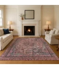 Addison Mayfield Pink AMF1646 - 8ft. Round Rug
