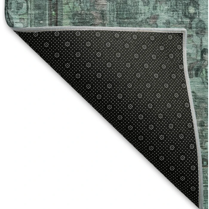 Addison Mayfield Teal AMF1646 - 8ft. Round Rug