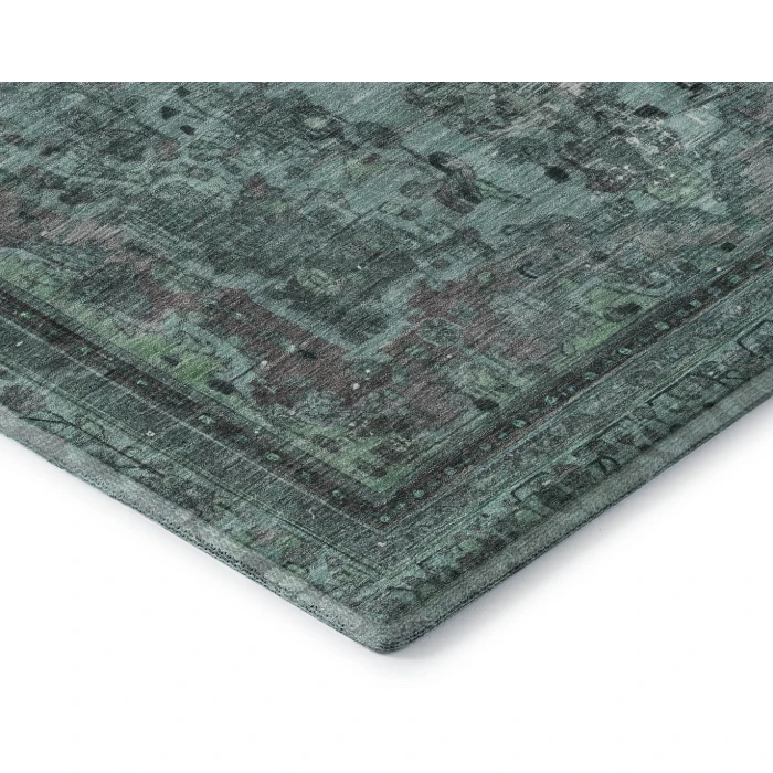 Addison Mayfield Teal AMF1646 - 8ft. Round Rug
