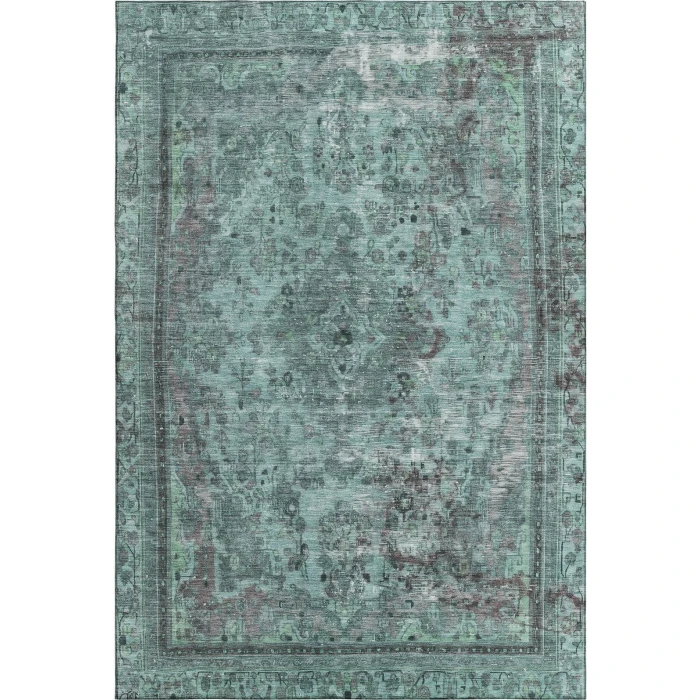 Addison Mayfield Teal AMF1646 - 8ft. Round Rug