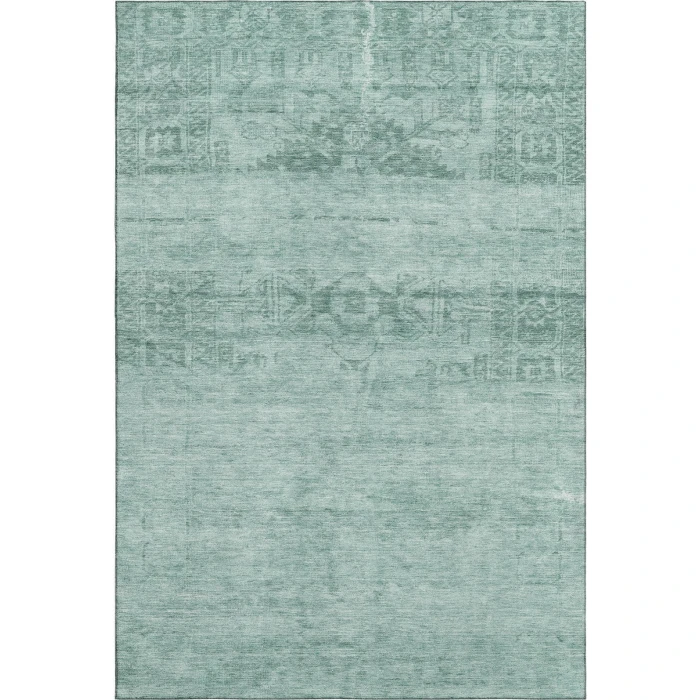 Addison Mayfield Teal AMF1647 - 8ft. Round Rug