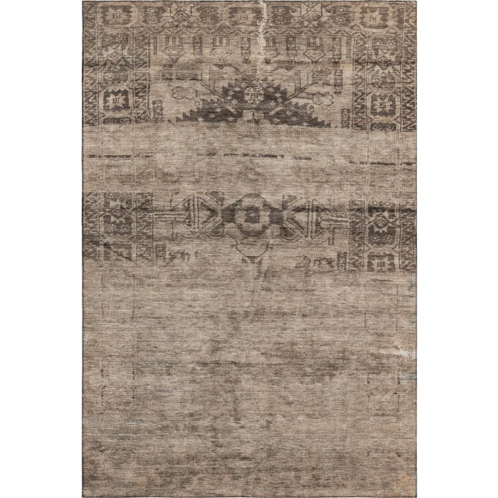 Addison Mayfield Brown AMF1647 - 8ft. Round Rug
