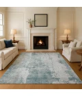 Addison Mayfield Teal AMF1649 - 8ft. Round Rug